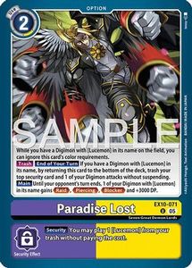 Paradise Lost (EX10-071) [Sinister Order]