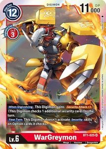 Bt1 Special Release Booster Tcg Collector Nz: WarGreymon [BT1-025] [Release Special Booster Ver.1.0]