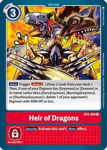 Bt4 Great Legend Tcg Collector Nz: Heir of Dragons [BT4-099] [Great Legend]