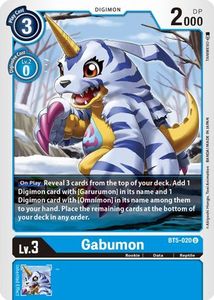 Bt5 Battle Of Omni Tcg Collector Nz: Gabumon [BT5-020] [Battle of Omni]