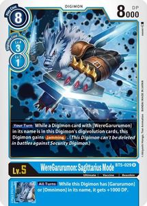 Bt5 Battle Of Omni Tcg Collector Nz: WereGarurumon: Sagittarius Mode [BT5-029] [Battle of Omni]