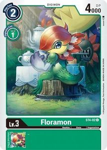 Starter Deck Giga Green Tcg Collector Nz: Floramon [ST4-02] [Starter Deck: Giga Green]