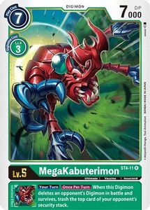 Starter Deck Giga Green Tcg Collector Nz: MegaKabuterimon [ST4-11] [Starter Deck: Giga Green]