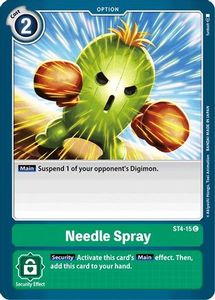 Starter Deck Giga Green Tcg Collector Nz: Needle Spray [ST4-15] [Starter Deck: Giga Green]
