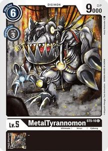 Starter Deck Machine Black Tcg Collector Nz: MetalTyrannomon [ST5-10] [Starter Deck: Machine Black]