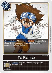 Starter Deck Machine Black Tcg Collector Nz: Tai Kamiya [ST5-14] [Starter Deck: Machine Black]