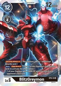 Starter Deck Machine Black Tcg Collector Nz: BlitzGreymon [ST5-13] [Starter Deck: Machine Black]