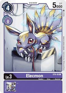 Starter Deck Venomous Violet Tcg Collector Nz: Elecmon [ST6-05] [Starter Deck: Venomous Violet]