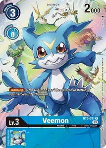 Digimon Promotional Cards Tcg Collector Nz: Veemon [BT3-021] (1-Year Anniversary Box Topper) [Promotional Cards]
