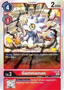 Digimon Promotional Cards Tcg Collector Nz: Gammamon [P-065] (ST-11 Special Entry Pack) [Promotional Cards]