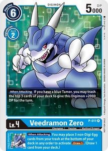 Digimon Promotional Cards Tcg Collector Nz: Veedramon Zero [P-011] [Promotional Cards]
