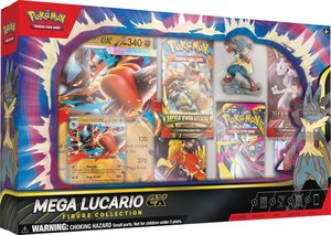 Pokemon TCG: Mega Lucario ex Figure Box *Sealed*