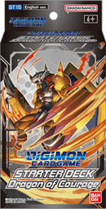 Digimon Trading Card Game Tcg Collector Nz: Digimon Card Game Series 15 - Starter Deck Dragon of Courage (ST15) *Sealed*