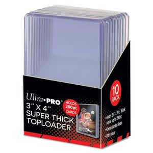 Card Holders Toploaders: Ultra Pro - Toploaders Super Thick 200PT (10 Pack)