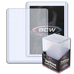 Card Holders Toploaders: BCW - Toploader Card Holders Thick 168PT (10 Pack)