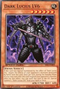 Speed Duel Starter Decks Twisted Nightmares: Dark Lucius LV6 [SS05-ENB09] Common