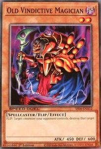 Speed Duel Starter Decks Match Of The Millennium Tcg Collector Nz: Old Vindictive Magician [SS04-ENA12] Common