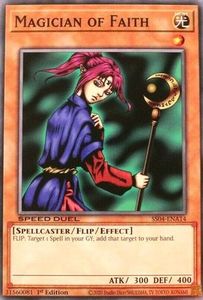 Speed Duel Starter Decks Match Of The Millennium Tcg Collector Nz: Magician of Faith [SS04-ENA14] Common