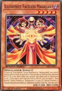 Speed Duel Starter Decks Match Of The Millennium Tcg Collector Nz: Illusionist Faceless Magician [SS04-ENB13] Common