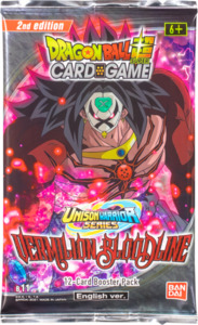 Dragon Ball Super Tcg Collector Nz: Dragon Ball Super Card Game: UW2 Vermilion Bloodline Booster Pack SECOND EDITION *Sealed*