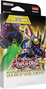 Yugioh! Booster Packs: Doom of Dimensions 3-Pack Tuck Box *Sealed*