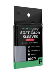 Palms Off - Soft Sleeves (100PC) (Japanese Sized) Clear