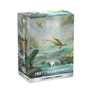 Dragonshield Sleeves - MTG Landfall Series: Misty Rainforest (Matte Dual Art) (S&hellip;