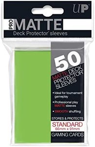 Card Sleeves Standard Sized Tcg Collector Nz: Ultra Pro - Matte Sleeves - Lime Green (50 pc) (Standard Sized)