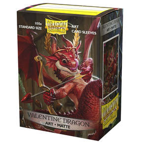 Dragonshield Sleeves - Valentine Dragon 2 Matte Art (Standard Sized)