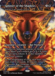 Ashcoat of the Shadow Swarm (Borderless) (PZA-006) - Teenage Mutant Ninja Turtle&hellip;