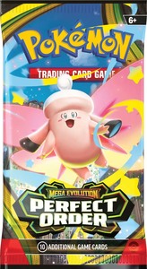 Pokemon Tcg Collector Nz: Pokemon TCG: Mega Evolution: Perfect Order Booster Pack *Sealed*