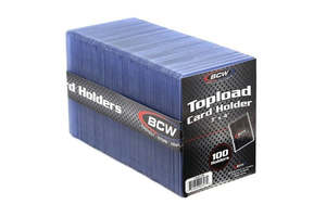 Card Holders Toploaders: BCW - Toploader Card Holders Standard (100 Pack)