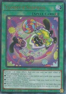 Yu Gi Oh Singles Tcg Collector Nz: Yummy☆Surprise (Prismatic Ultimate Rare) [RA05-EN074] Prismatic Ultimate Rare