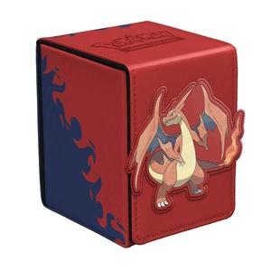 Deck Boxes Storage: Ultra Pro - Pokemon Alcove Flip Deck Box - Mega Charizard Y