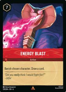 Lorcana Single: Energy Blast (131/204) [Azurite Sea]