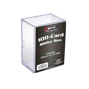 Bcw: BCW 2-Piece Slider Box - 100 Count