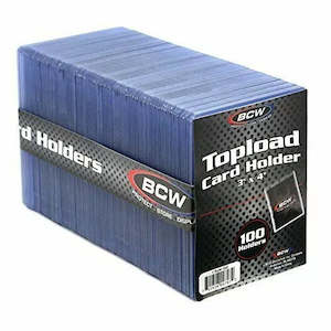 Bcw: BCW Topload Card Holder 3x4 (100pk)