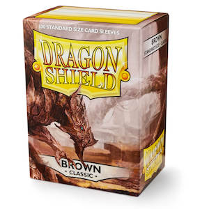 Dragon Shield: Dragon Shield Classic Sleeve - Brown - 100ct