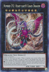 Battles Of Legend Armageddon Singles: Number C92: Heart-eartH Chaos Dragon [BLAR-EN069] Secret Rare
