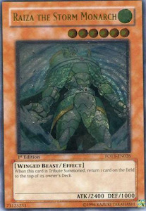 High End: Raiza the Storm Monarch [FOTB-EN026] Ultimate Rare