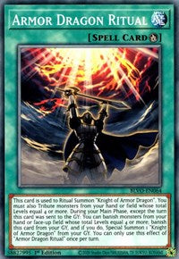Blazing Vortex Singles: Armor Dragon Ritual [BLVO-EN064] Common