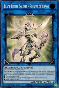 Ghosts From The Past Singles: Black Luster Soldier - Soldier of Chaos [GFTP-EN132] Ghost Rare