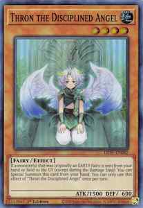 Lightning Overdrive: Thron the Disciplined Angel [LIOV-EN082] Super Rare