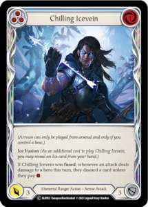 Flesh And Blood Tales Of Aria Unlimited Edition: Chilling Icevein (Blue) [U-ELE052] (Tales of Aria Unlimited)  Unlimited Rainbow Foil