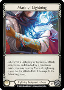 Flesh And Blood Tales Of Aria Unlimited Edition: Mark of Lightning [U-ELE174] (Tales of Aria Unlimited)  Unlimited Rainbow Foil