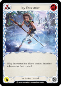 Flesh And Blood Tales Of Aria Unlimited Edition: Icy Encounter (Yellow) [U-ELE158] (Tales of Aria Unlimited)  Unlimited Rainbow Foil