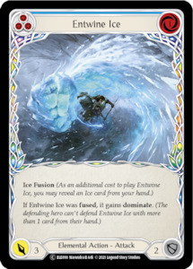 Flesh And Blood Tales Of Aria Unlimited Edition: Entwine Ice (Blue) [U-ELE099] (Tales of Aria Unlimited)  Unlimited Rainbow Foil