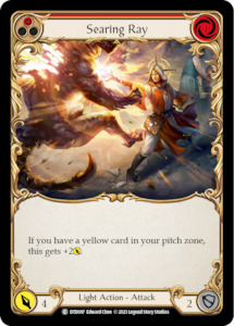 Dusk Till Dawn: Searing Ray (Red) [DTD097] (Dusk Till Dawn)  Rainbow Foil