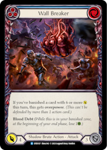 Dusk Till Dawn: Wall Breaker (Blue) [DTD117] (Dusk Till Dawn)  Rainbow Foil