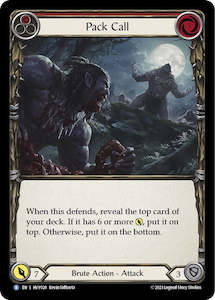 Flesh And Blood Heavy Hitters Singles: Pack Call (Red) [HVY020] (Heavy Hitters)  Rainbow Foil